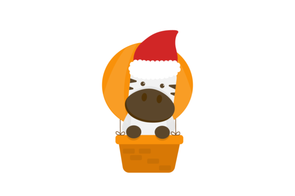 Animal Christmas Party Aballon Air Svg Illustrations