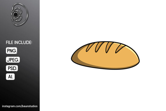 Bread Christmas Illustration for Branding and Packaging
