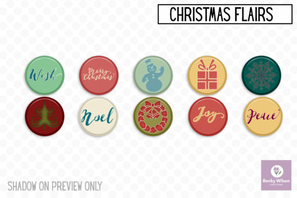 Christmas Flairs Illustrations for Digital Product Creators