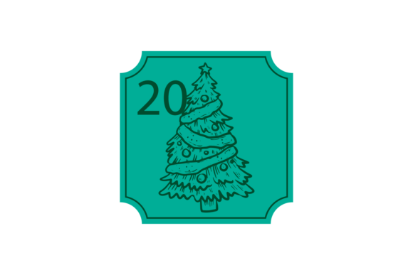Christmas Stickers Tree Svg Illustrations for Branding and Marketing