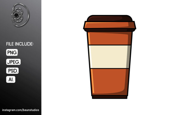 Coffee Cup Christmas Cartoon Illustration Review