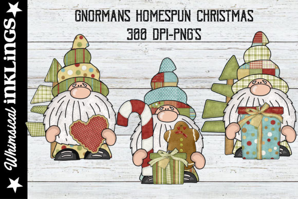 Gnorman's Homespun Christmas Illustrations