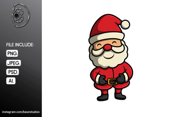 Santa Christmas Cartoon Illustration Review