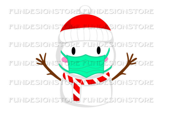 Snowman Christmas PNG Illustration for Crafting and Sublimation